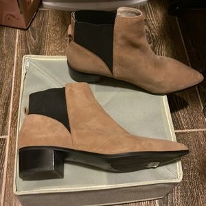 Suede booties